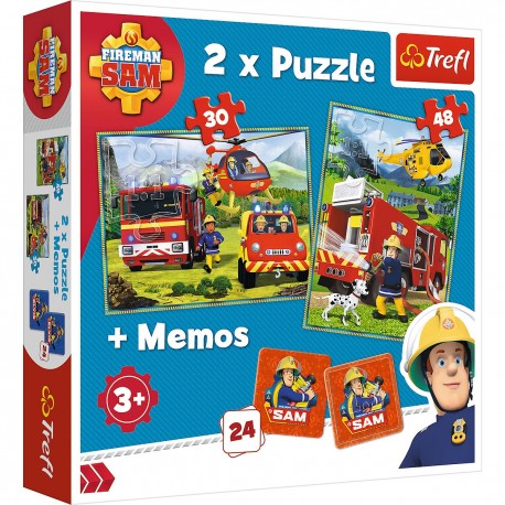 Obrázok Puzzle Požárník Sam + pexeso