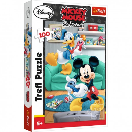 Obrázok Puzzle pro děti TREFL 100 dílků - Mickey a Donald