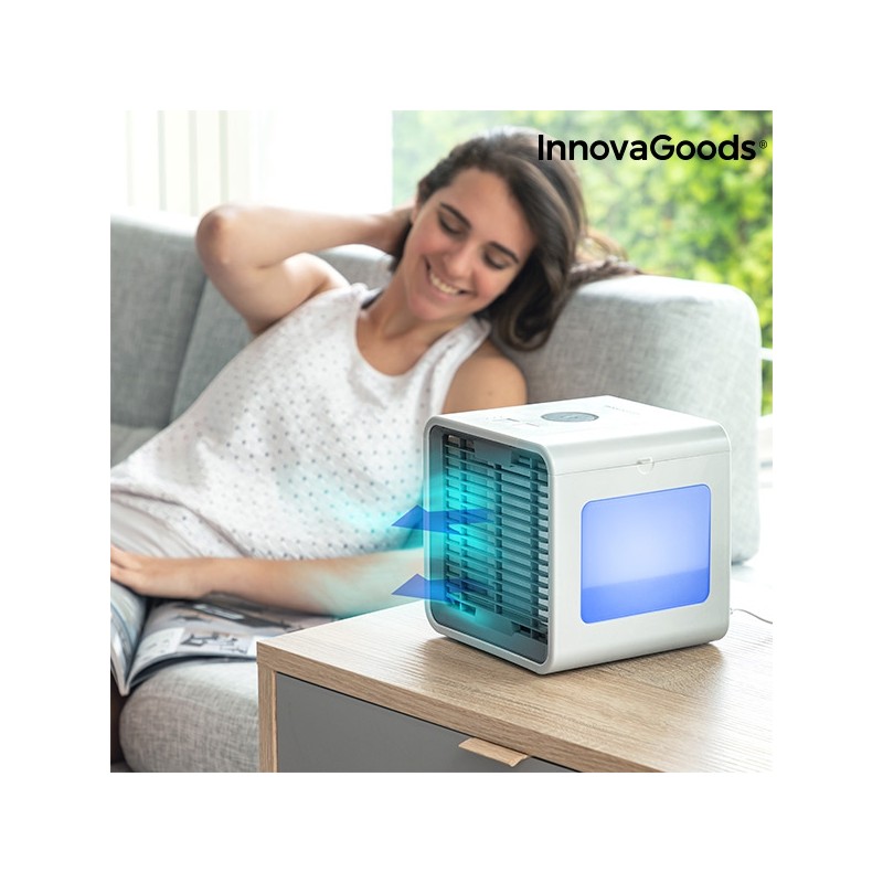 V0103094 InnovaGoods Přenosný mini LED ochlazovač vzduchu s odpařováním - FreezyQ+ InnovaGoods