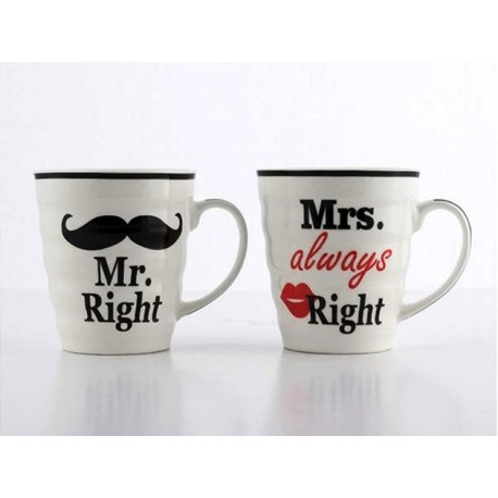 Obrázok Hrnky Mr. Right & Mrs. Always Right