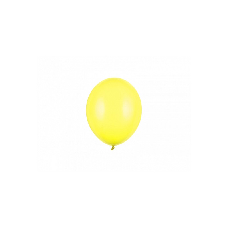 SB5P-084 Party Deco Eko mini pastelové balóny - 12cm, 10ks Žltá