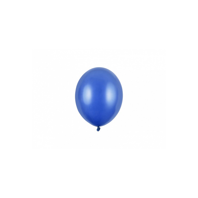 SB5M-083C Party Deco Eko mini metalické balóny - 12cm, 10ks Tmavo modrá