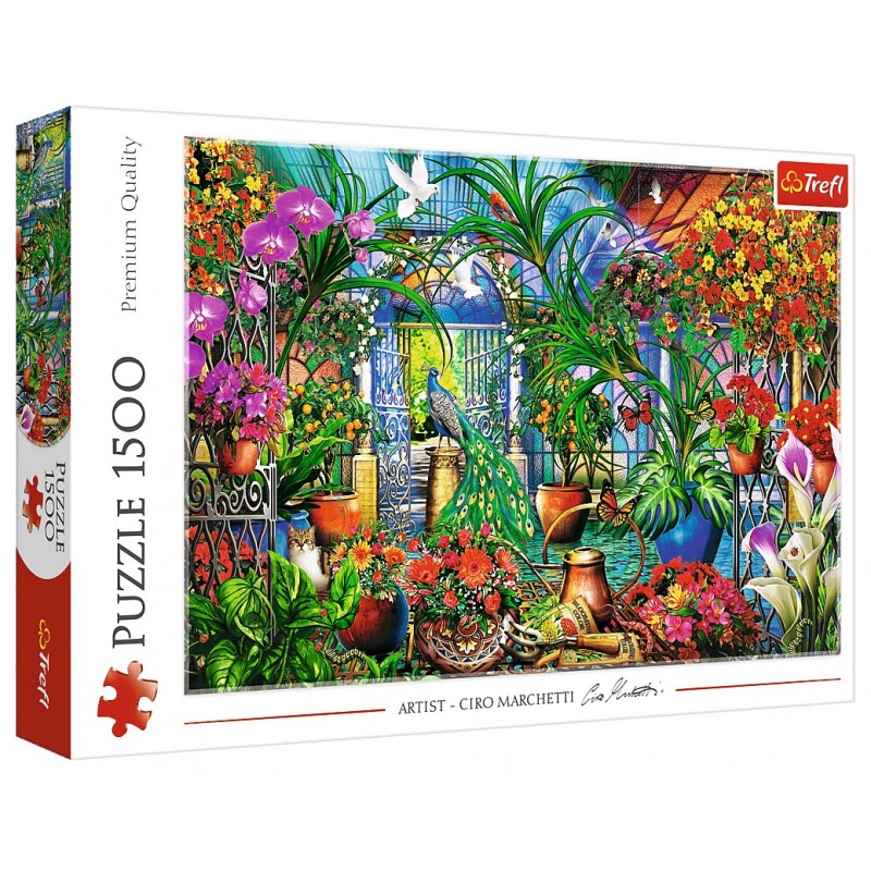 26188 TREFL Puzzle - Tajomná záhrada 1500 dielov 