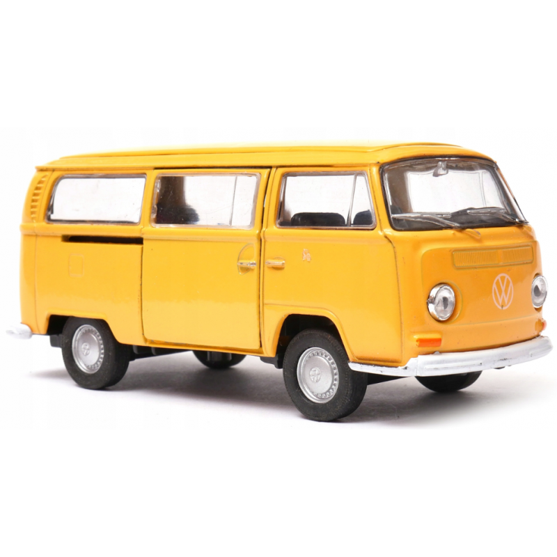 008805 Kovový model auta - Nex 1:34 - 1972 Volkswagen Bus T2 Žltá