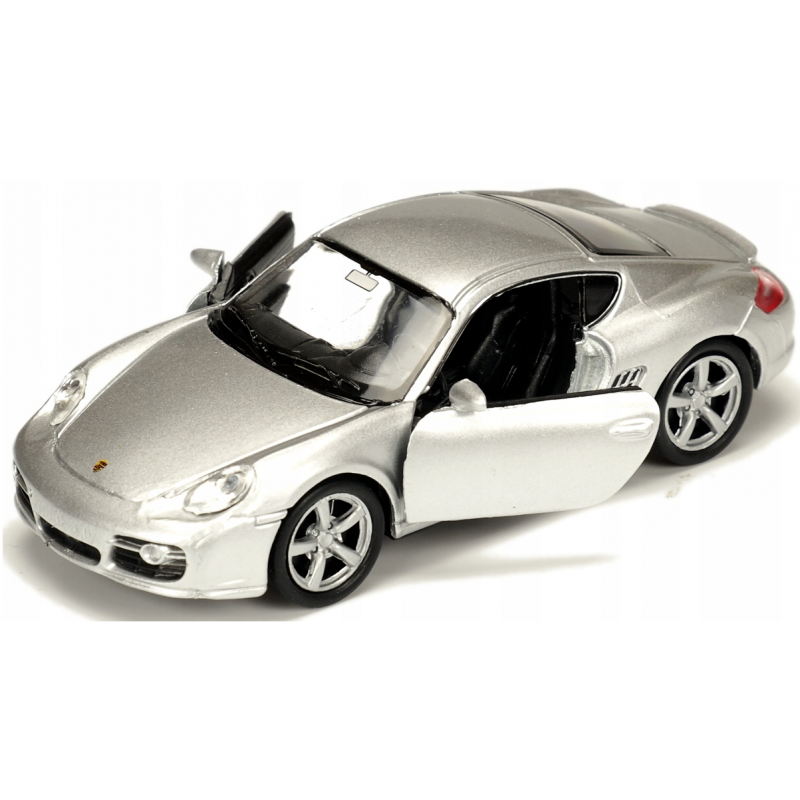 E-shop 008805 Kovový model auta - Nex 1:34 - Porsche Cayman S Strieborná
