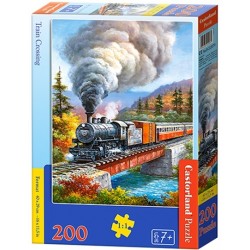 Puzzle Castorland - Vláčik 200 dielikov