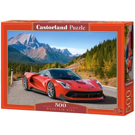 Puzzle Castorland - Horská závodnícka dráha 500 dielikov