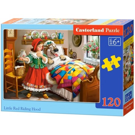 Puzzle Castorland - Červená čiapočka 120 dielikov