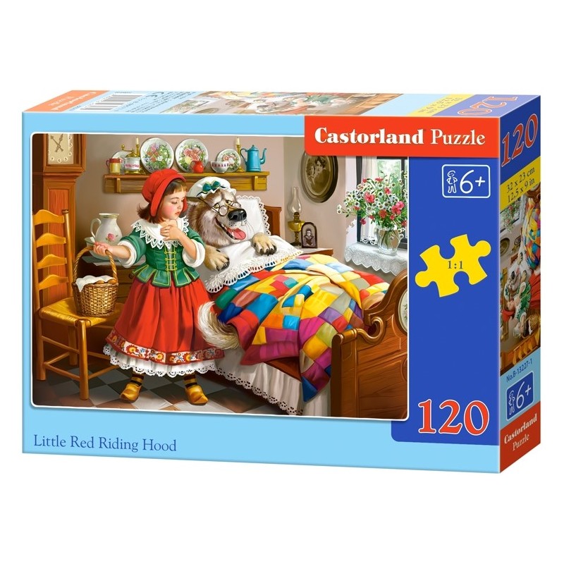 4804 Puzzle Castorland - Červená čiapočka 120 dielikov 