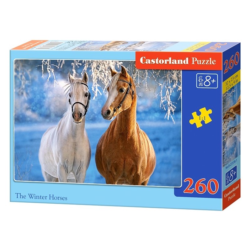 4799 Puzzle Castorland - Winter Horses 260 dielikov 