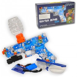 Pištoľ na gélové guličky so zásobníkom - Water Bomb Gun - Blue