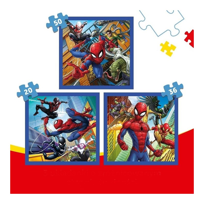 Obrázok Trefl puzzle Spider-man sada 3v1