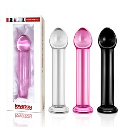 Sklenené dildo - Romance - Clear 18cm