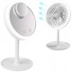 LED kozmetické zrkadlo s ventilátorom - Beauty Breeze