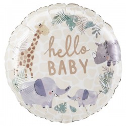 Fóliový balón - Hello baby - UNI - 45cm