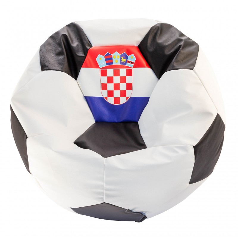 EF1062 Ecopuf Sedací vak ECOPUF - Football L EURO 2024 Chorvátsko