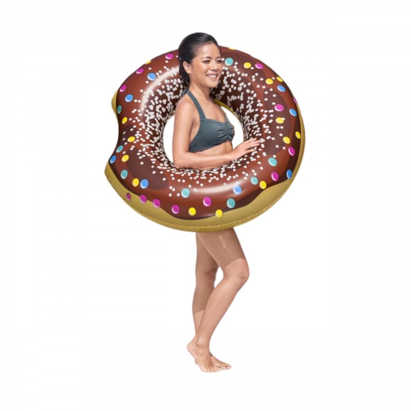 36118B BESTWAY Velké nafukovací kolo - Donut 107cm Hnědá