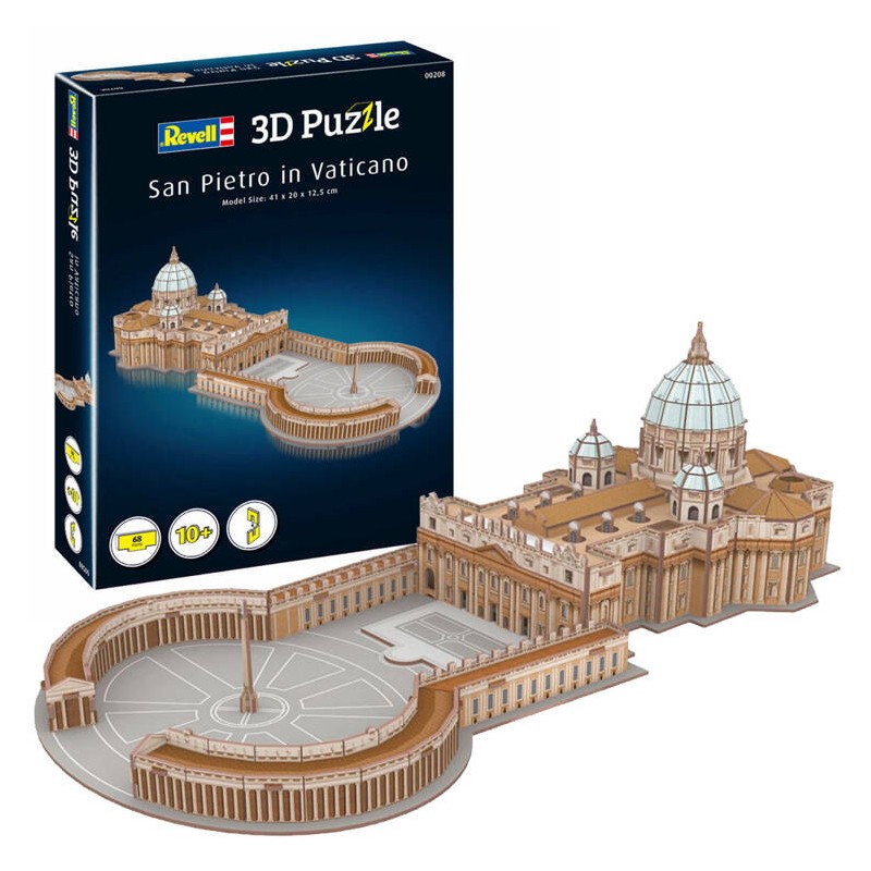 ZA5435 DR 3D puzzle - Bazilika sv.Petra ve Vatikánu 