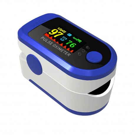 Pulzometer na prst - Oxymeter s Bluetooth a OLED LCD displayom