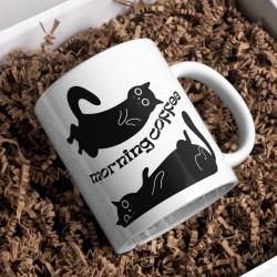 Hrnček - Cat coffee morning 330ml