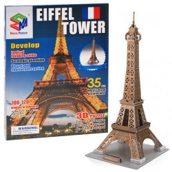 3D puzzle - Eiffelova veža