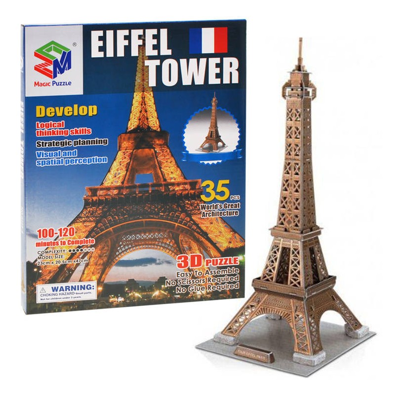 ZA1577 DR 3D puzzle - Eiffelova věž